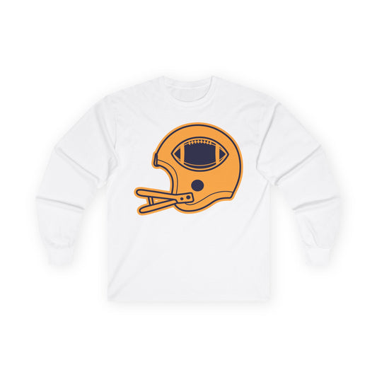 Unisex Ultra Cotton Long Sleeve Tee - Football Helmet