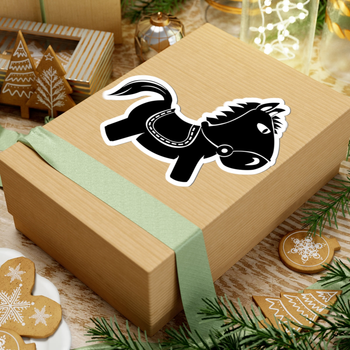 Kiss-Cut Stickers - Kids Rocking Horse X 300