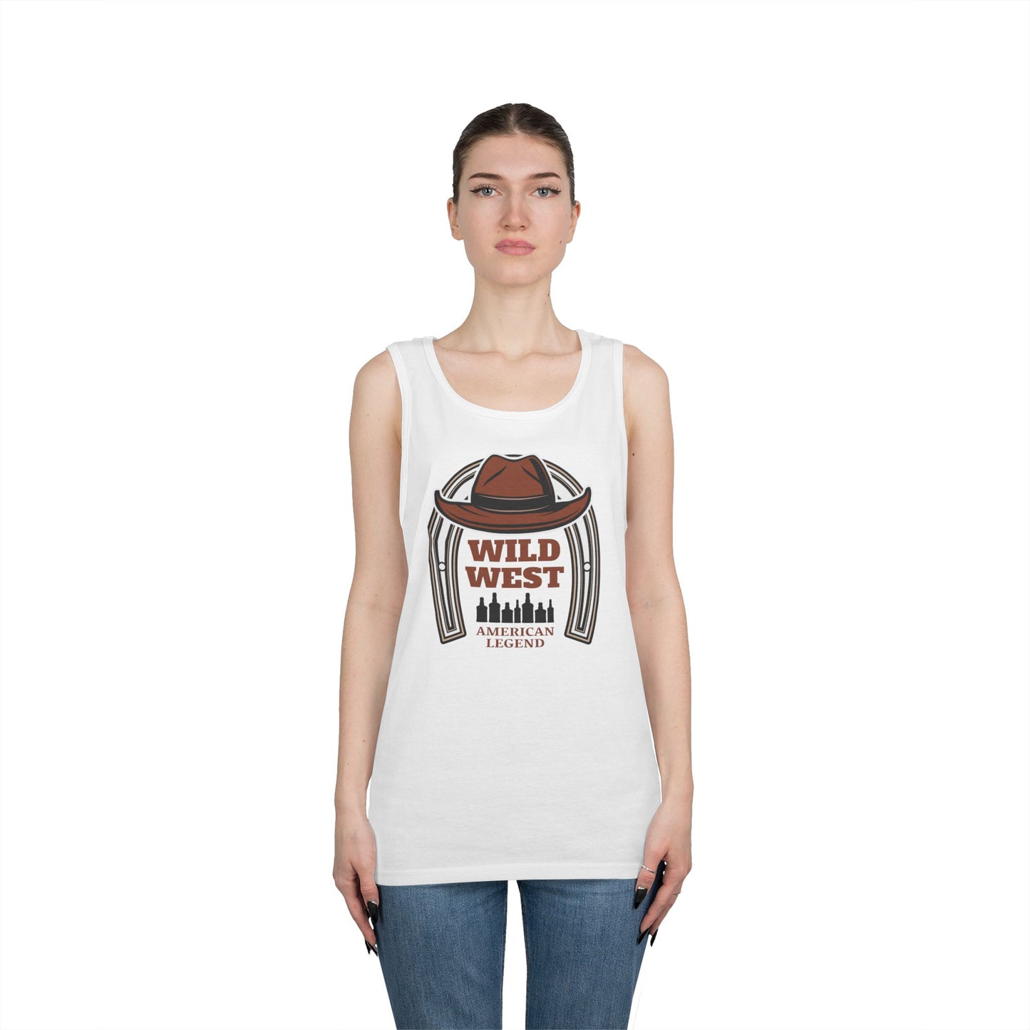Unisex Heavy Cotton Tank Top - Wild West - American Legend