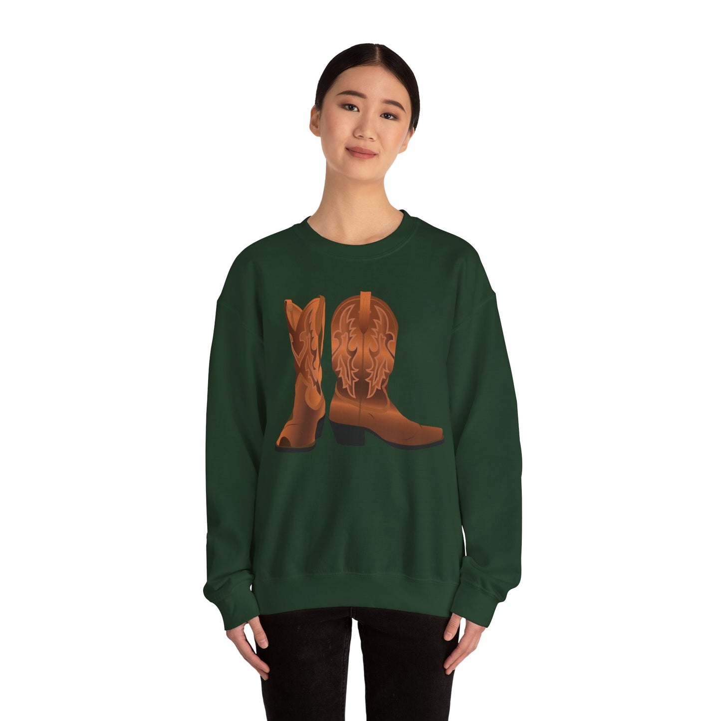 Crewneck Sweatshirt - Rodeo - Cowboy Boots