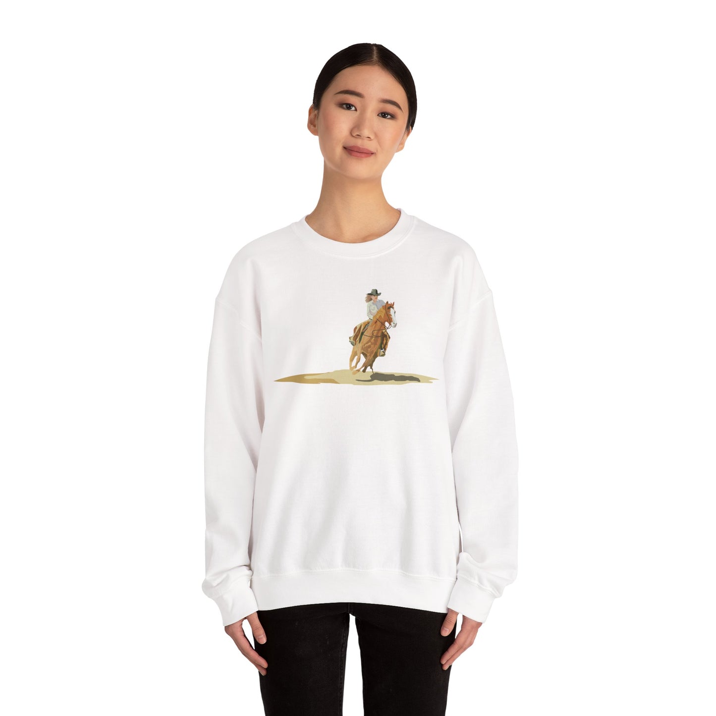 Crewneck Sweatshirt - Rodeo - Cow Girl