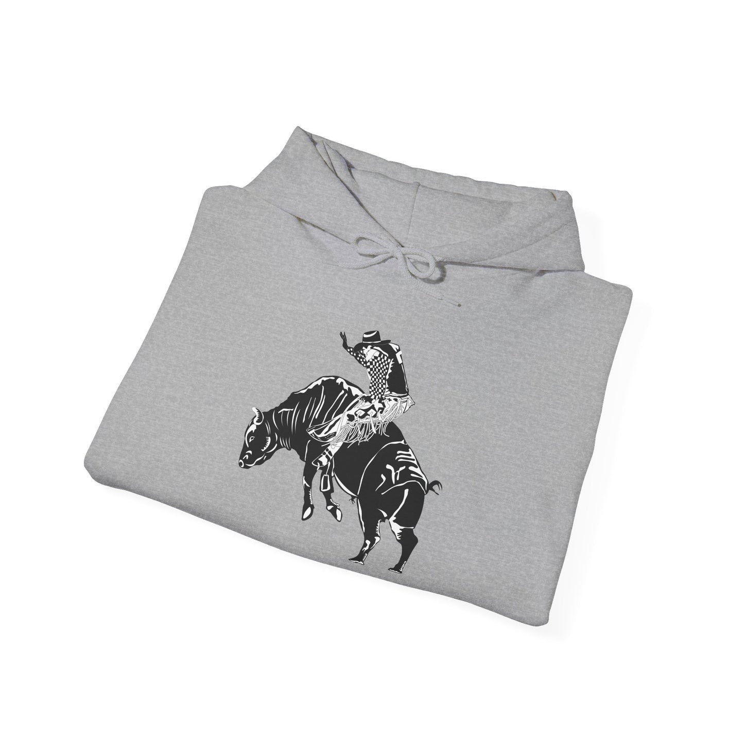 Unisex Hoodie - Cowboy - Bull Rider - BW