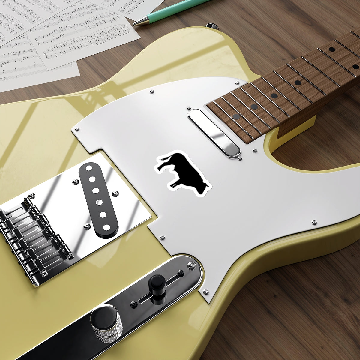 Die-cut stickers - Bull - Silhouette