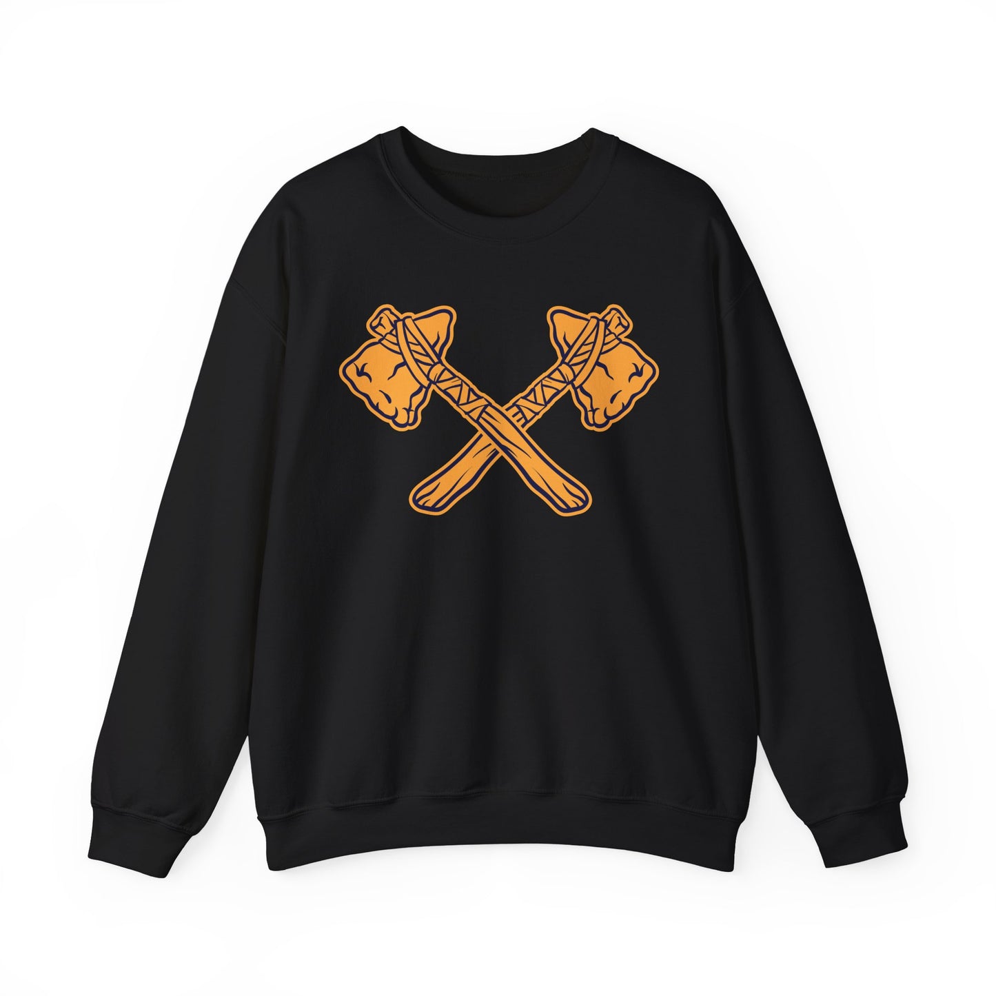 Crewneck Sweatshirt - Crossed Tomahawks