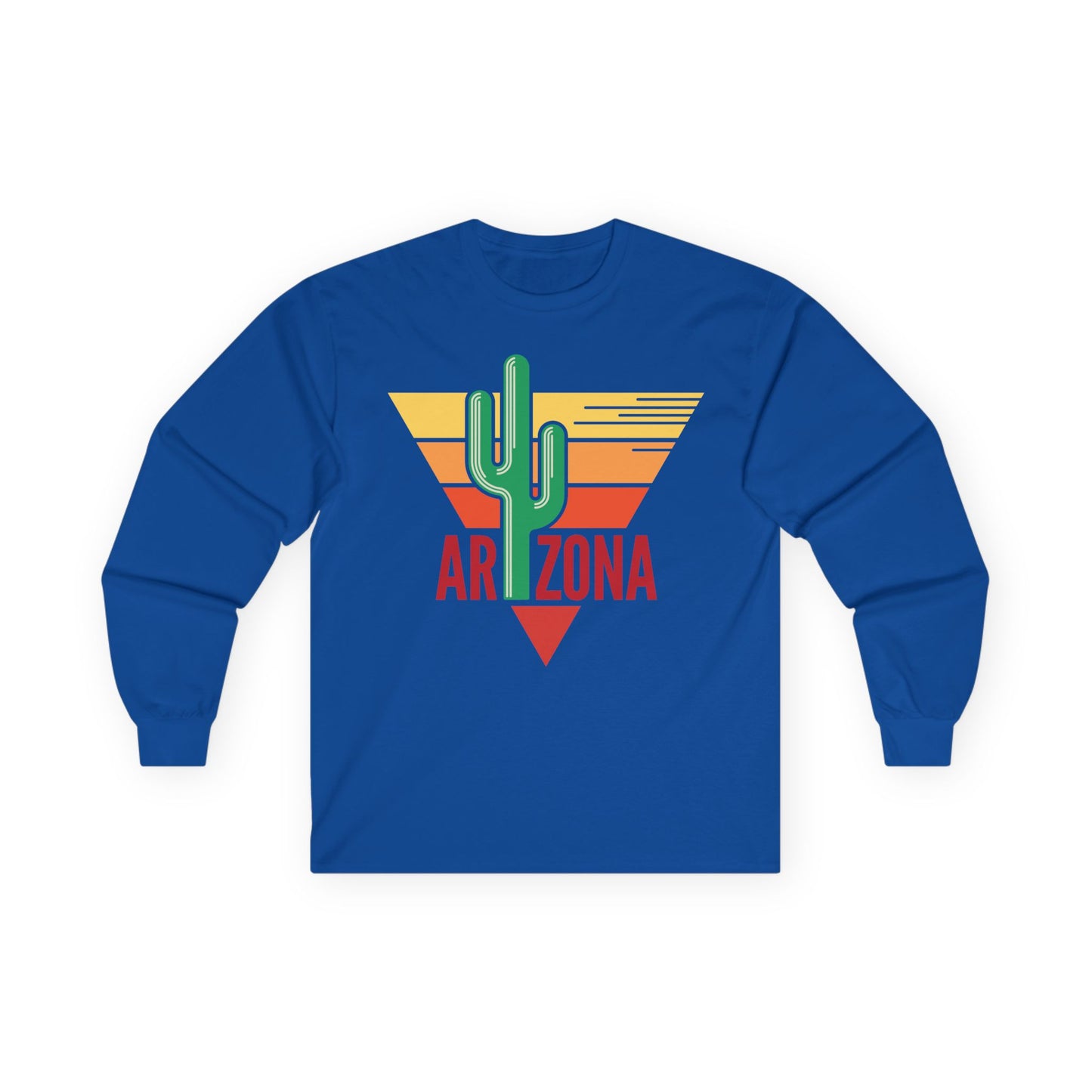 Unisex Ultra Cotton Long Sleeve Tee - Arizona - Red