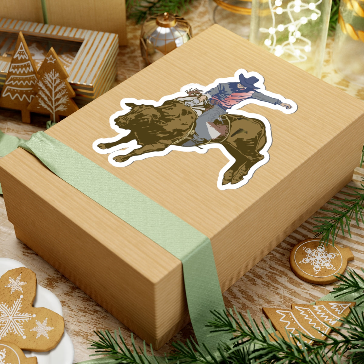 Kiss-Cut Stickers - Cowboy - Rodeo