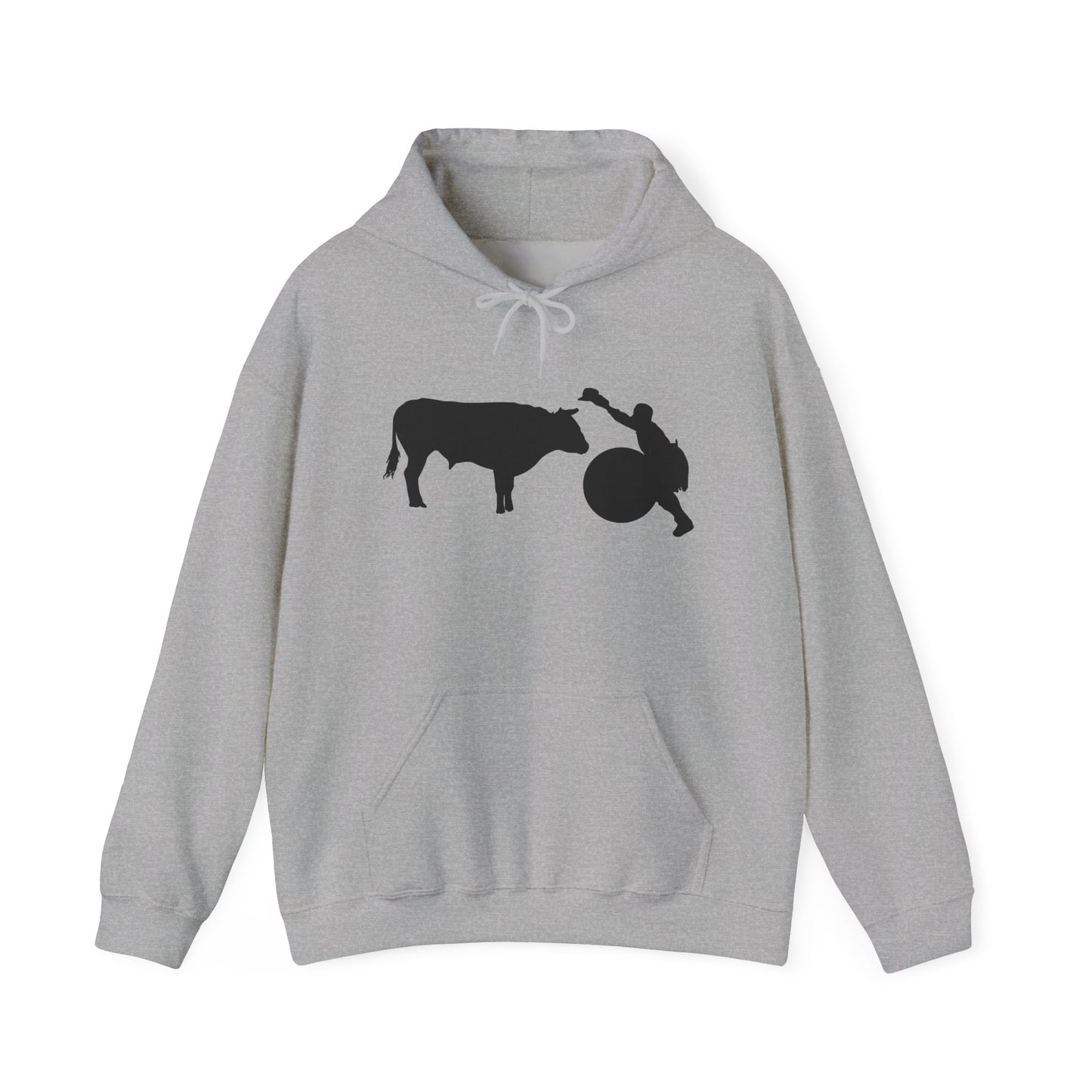 Unisex Hoodie - Clown and Bull - Silhouette - V2
