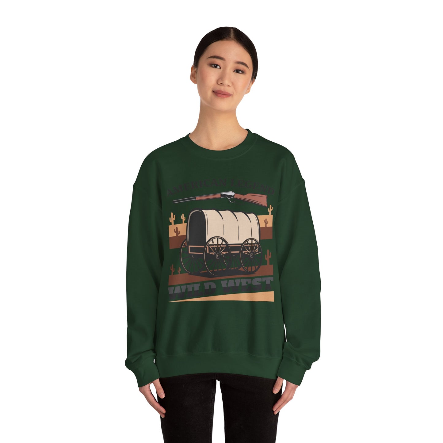 Crewneck Sweatshirt - American Legend - Wild West