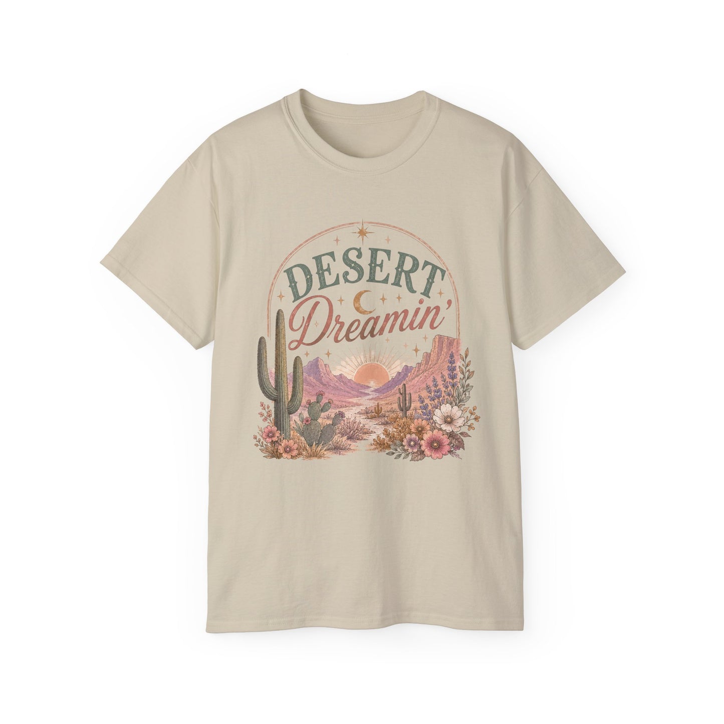 T-Shirt - Desert dreamin' in pastel hues