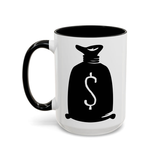 Accent Coffee Mug (11, 15oz) - Bank Money Bag X 300