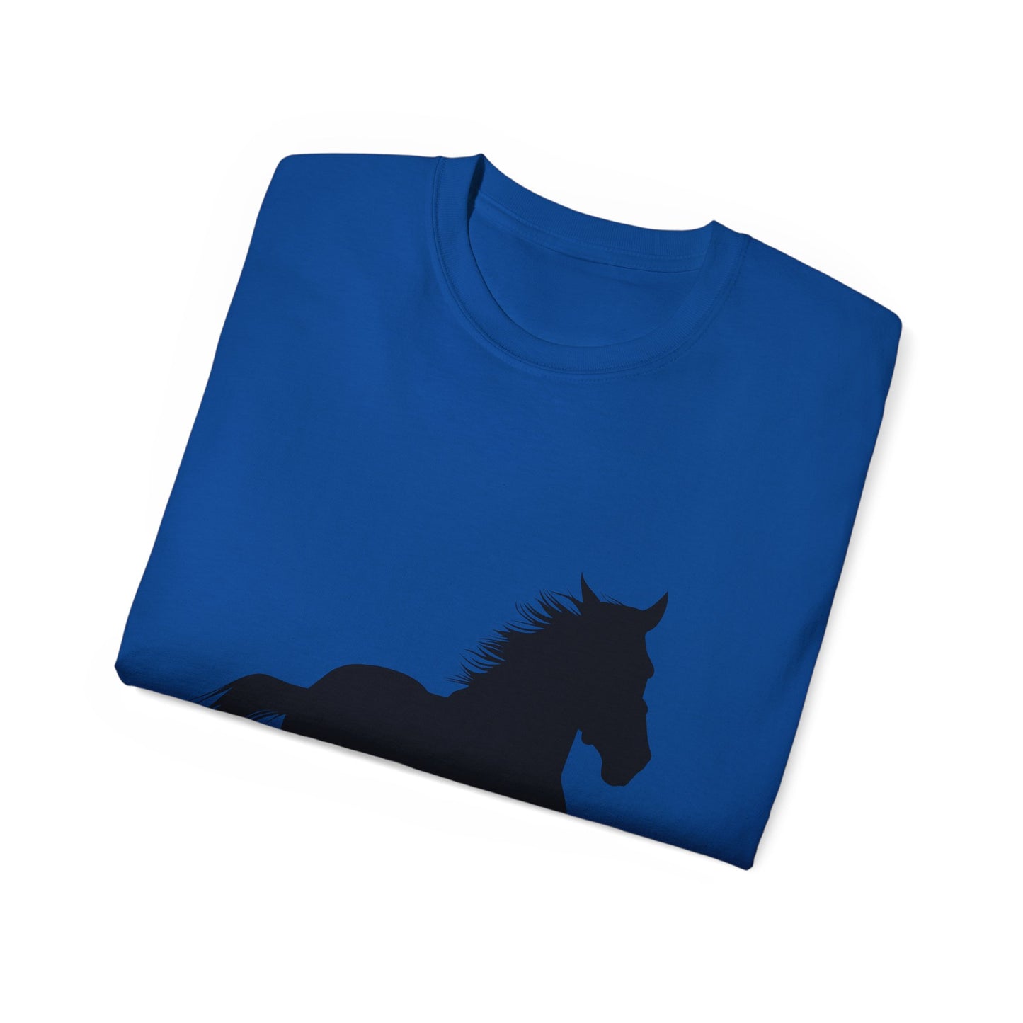 Unisex Ultra Cotton Tee - Wild Horse - Running Leaning Left X 300