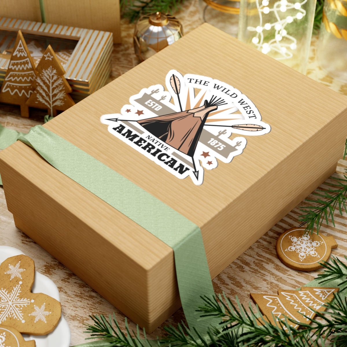 Kiss-Cut Stickers - The Wild West - Native American