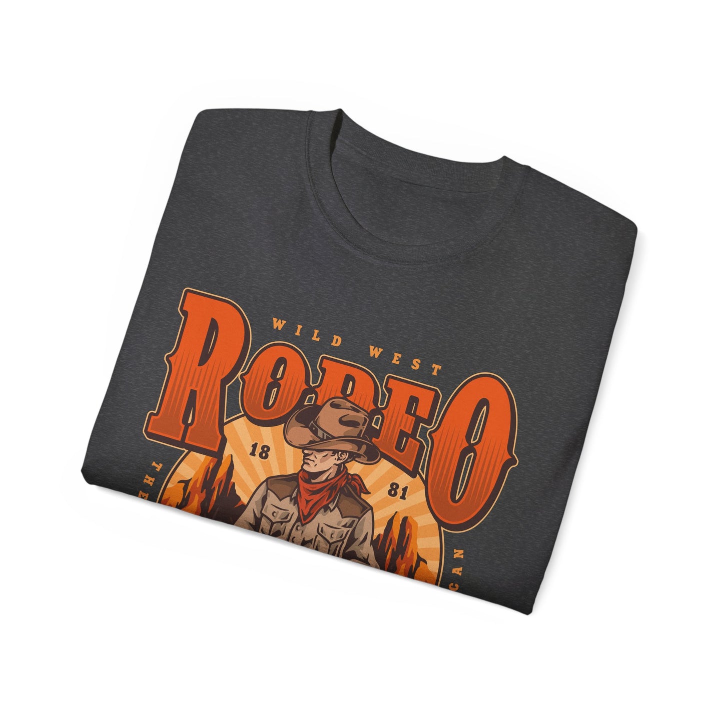 Unisex Ultra Cotton Tee - Wild West Rodeo - True American - The Wild West At Its Best