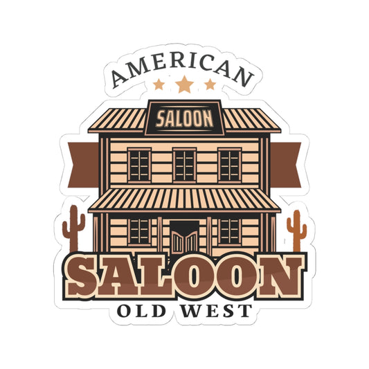 Kiss-Cut Stickers - American Cowboy - Saloon - Wild West