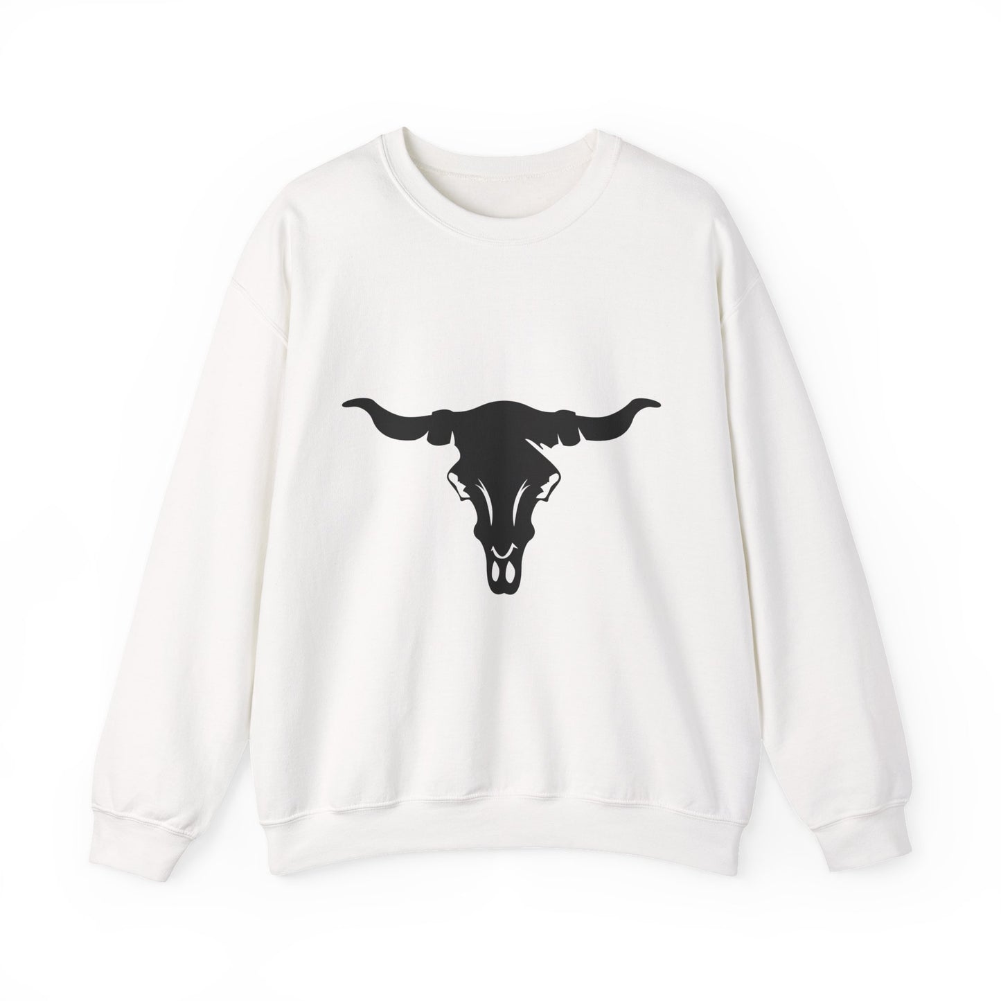 Crewneck Sweatshirt - Cattle Skull X 300