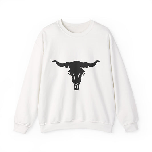 Crewneck Sweatshirt - Cattle Skull X 300