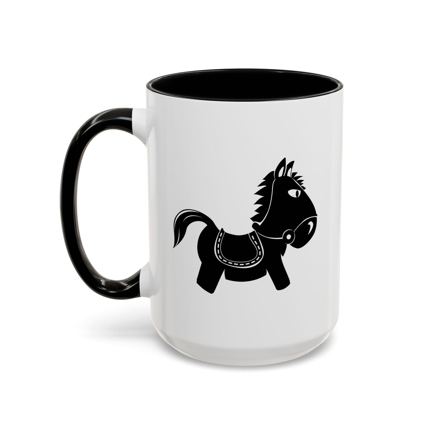 Accent Coffee Mug (11, 15oz) - Kids Rocking Horse X 300