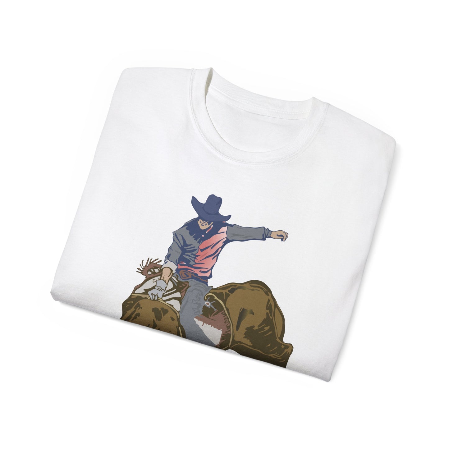 Unisex Ultra Cotton Tee - Cowboy - Rodeo