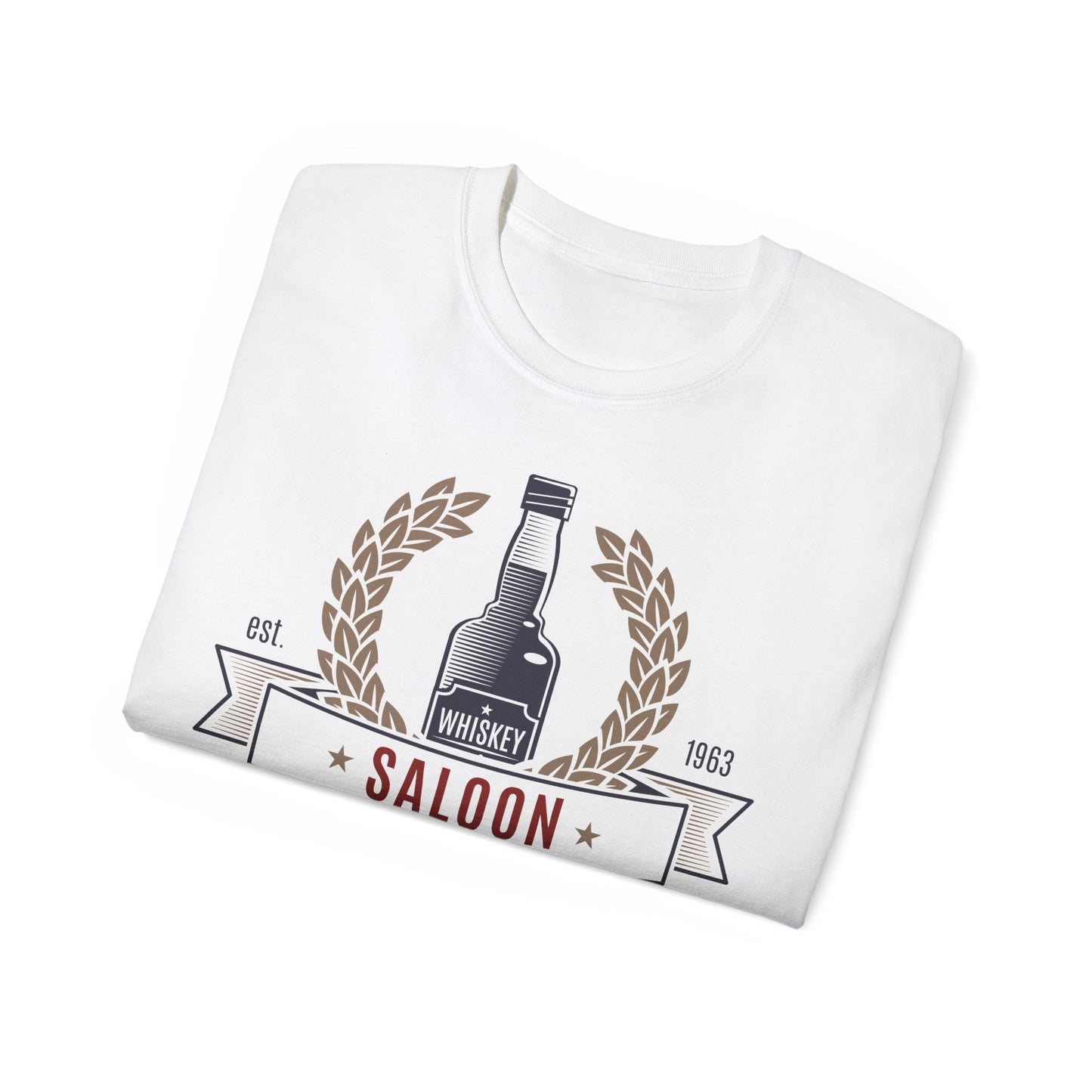 Unisex Ultra Cotton Tee - Saloon - Whiskey