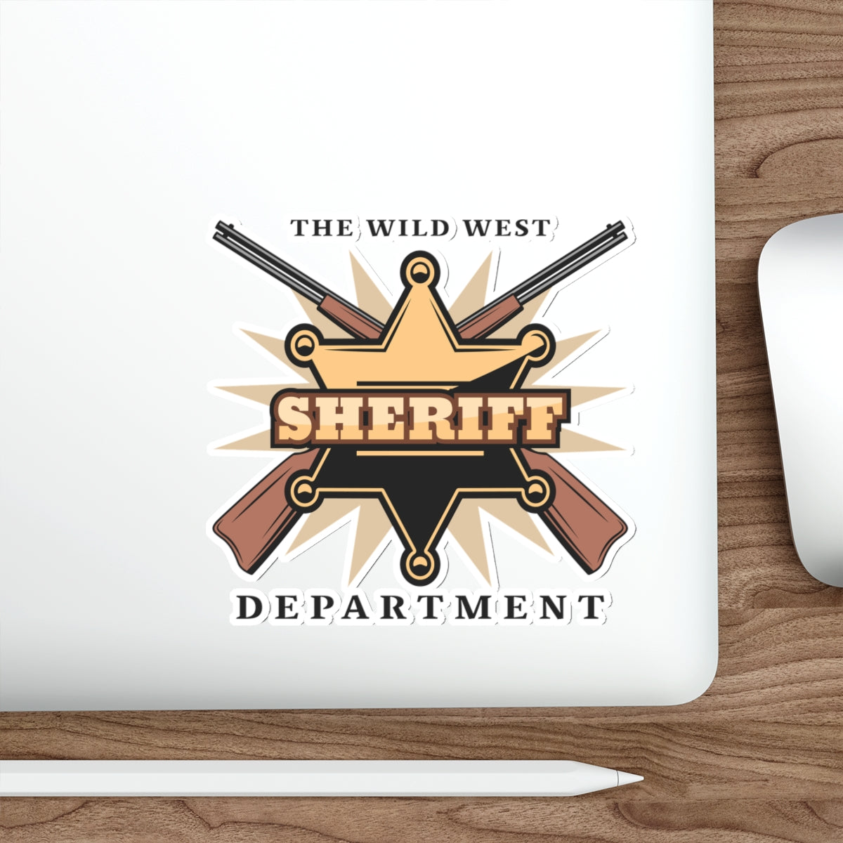 Die-cut stickers - Western Cowboy - The Wild West - Sheriff Department