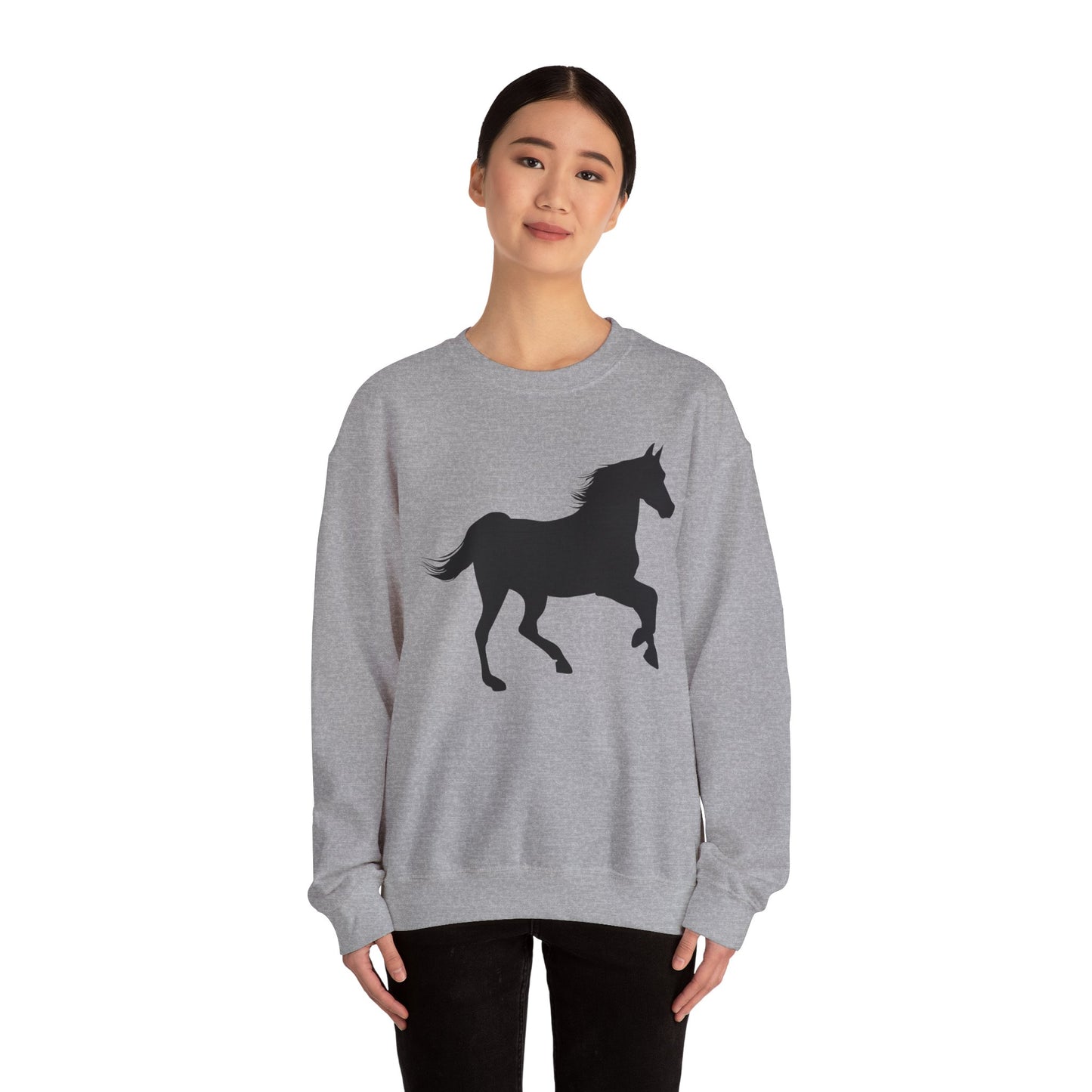 Crewneck Sweatshirt - Wild Horse - Prancing X 300