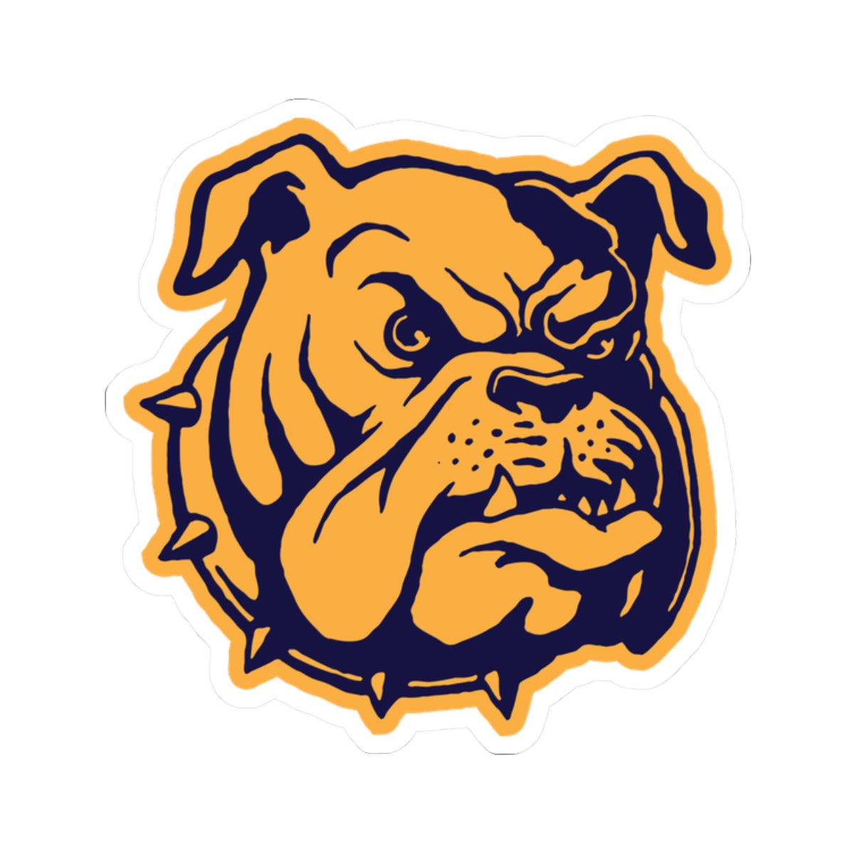 Kiss-Cut Stickers - Bulldog Head