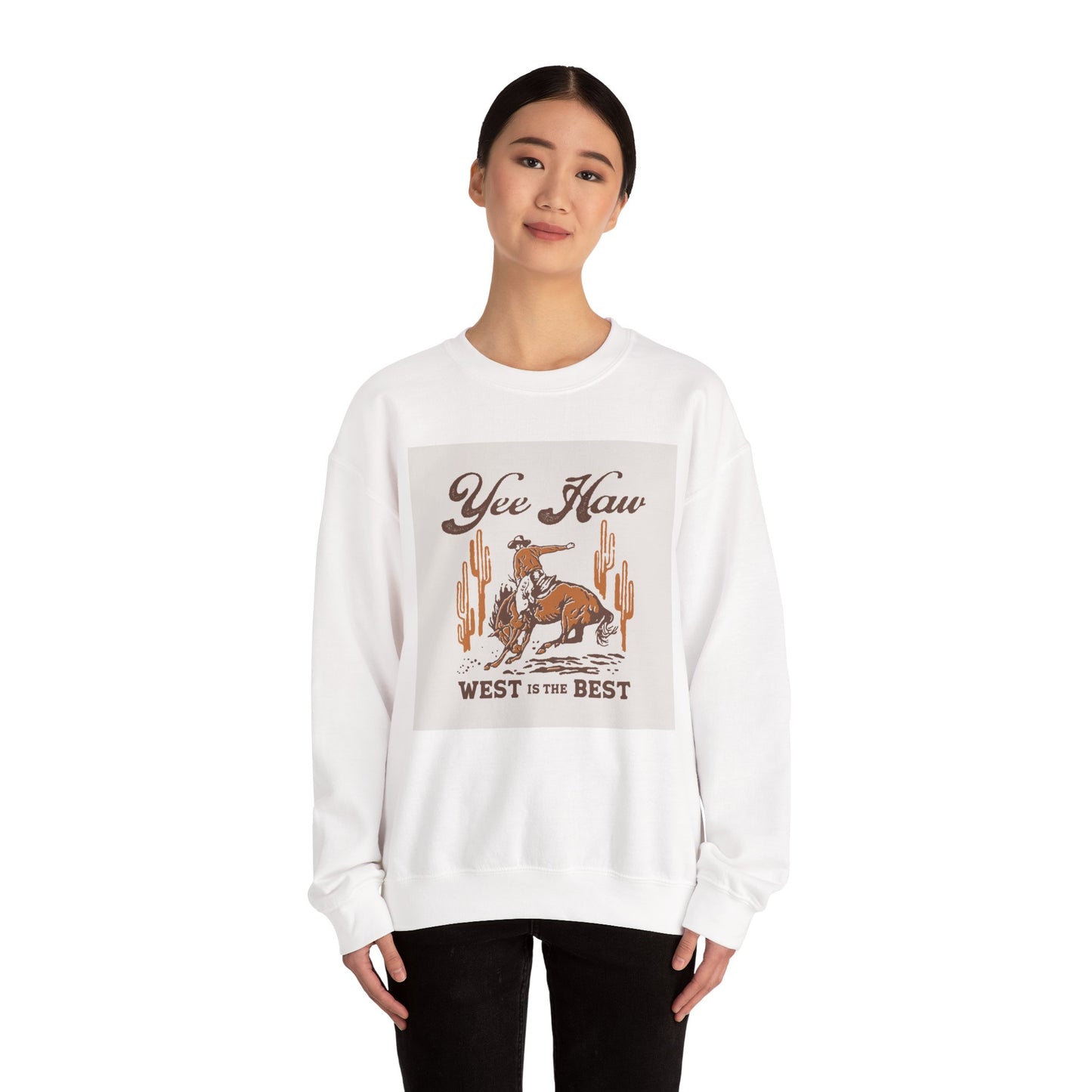 Crewneck Sweatshirt - Wild West Cowboy - Yee Haw
