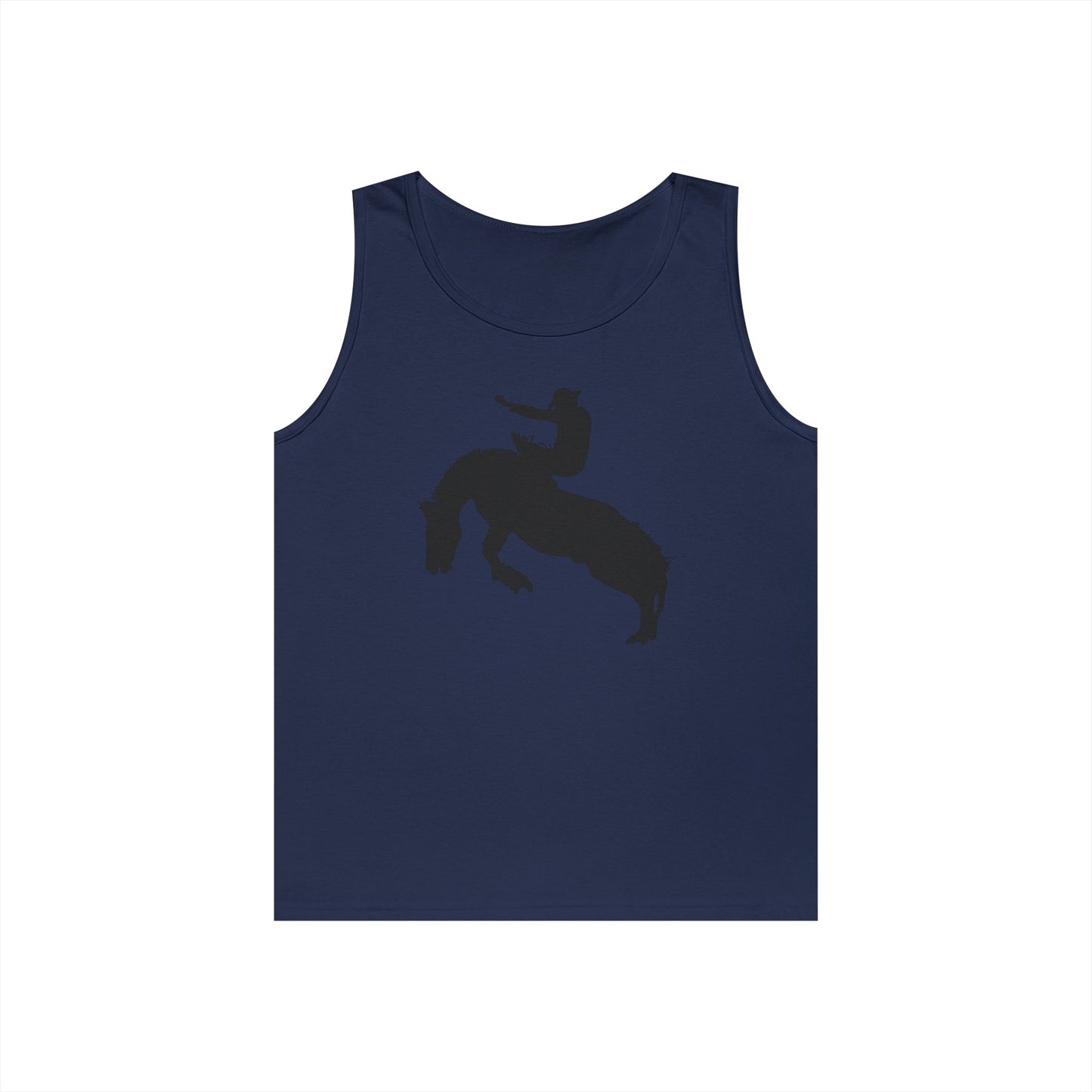 Unisex Heavy Cotton Tank Top - Augusta - Rodeo - Silhouette