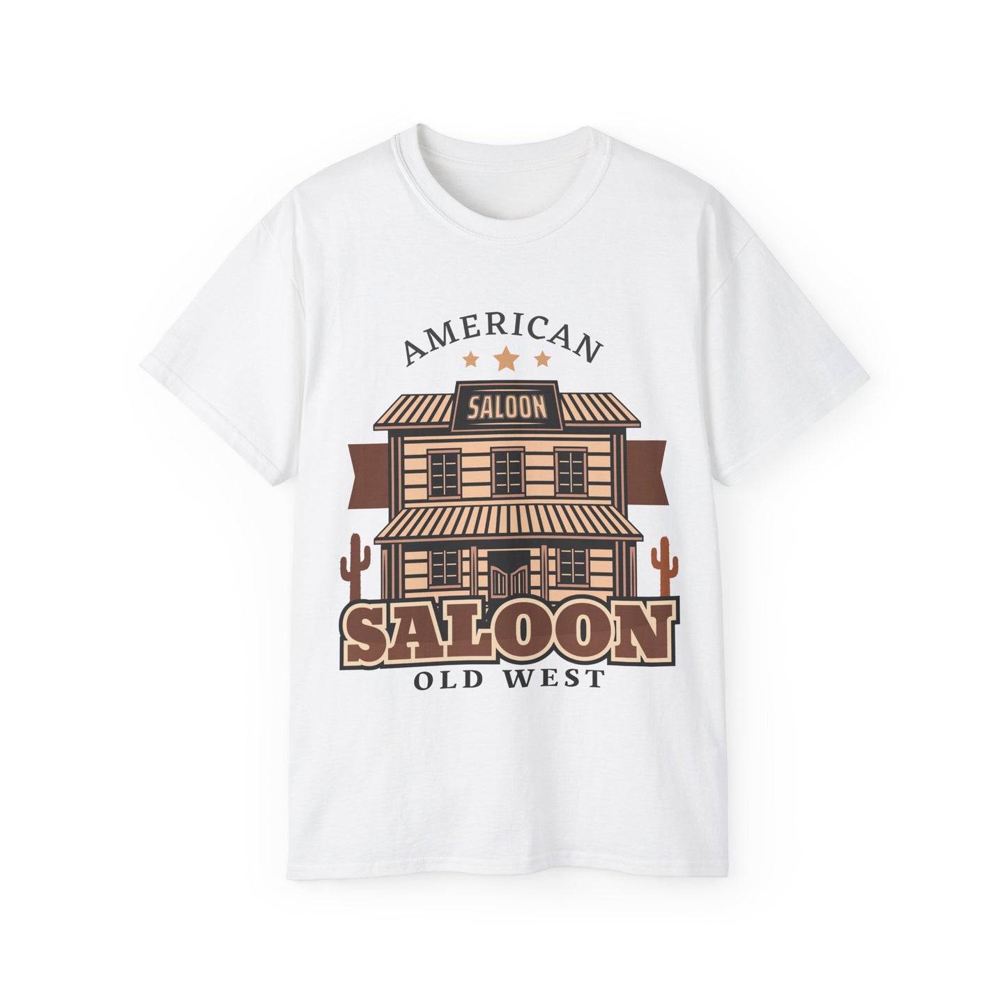 Unisex Ultra Cotton Tee - American Cowboy - Saloon - Wild West