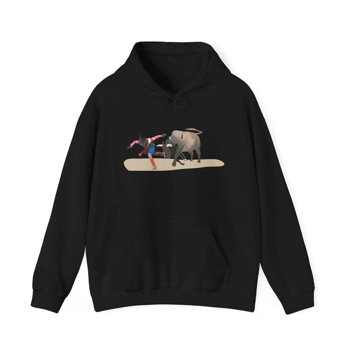 Unisex Hoodie - Rodeo - Bull and Clown