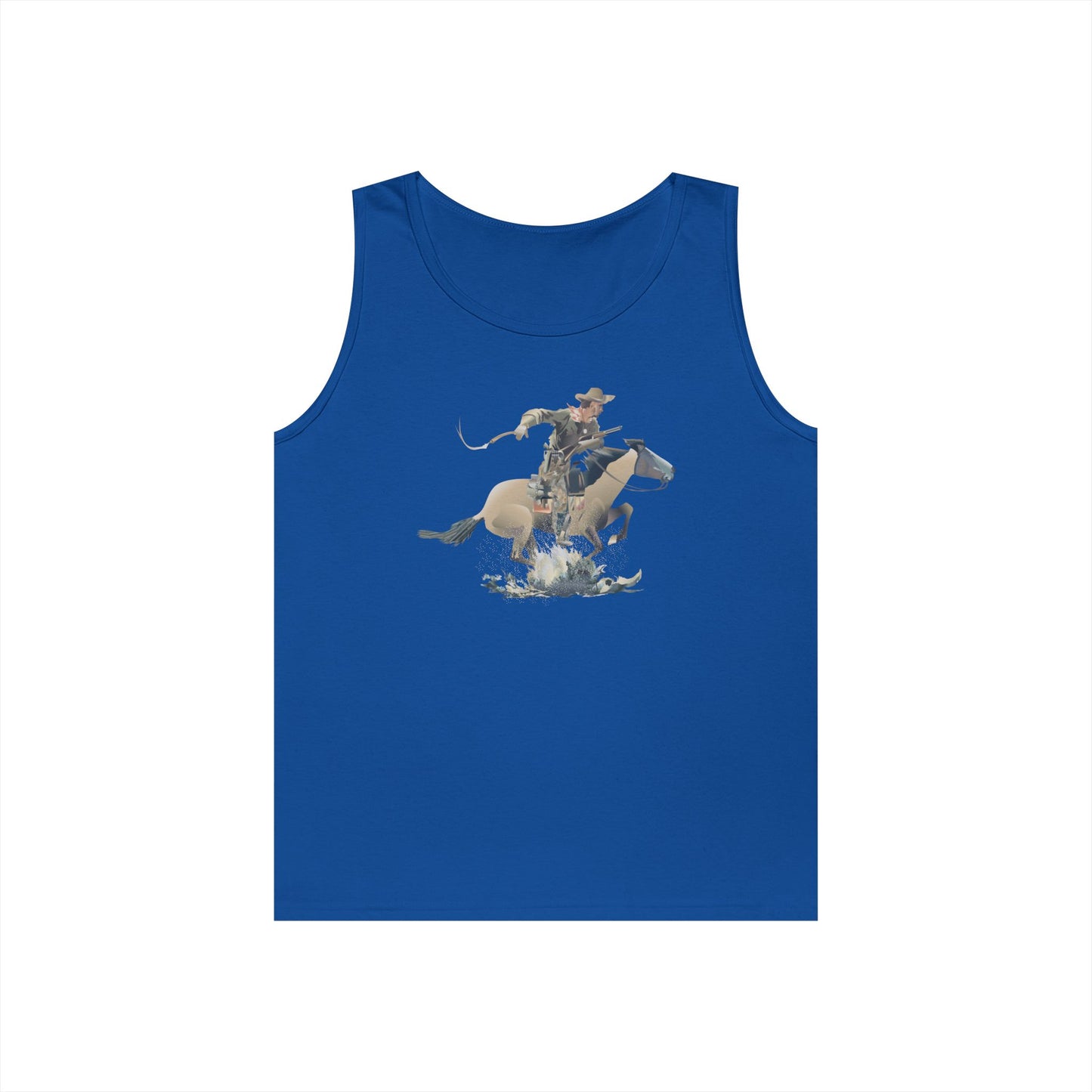 Unisex Heavy Cotton Tank Top - COWBOY