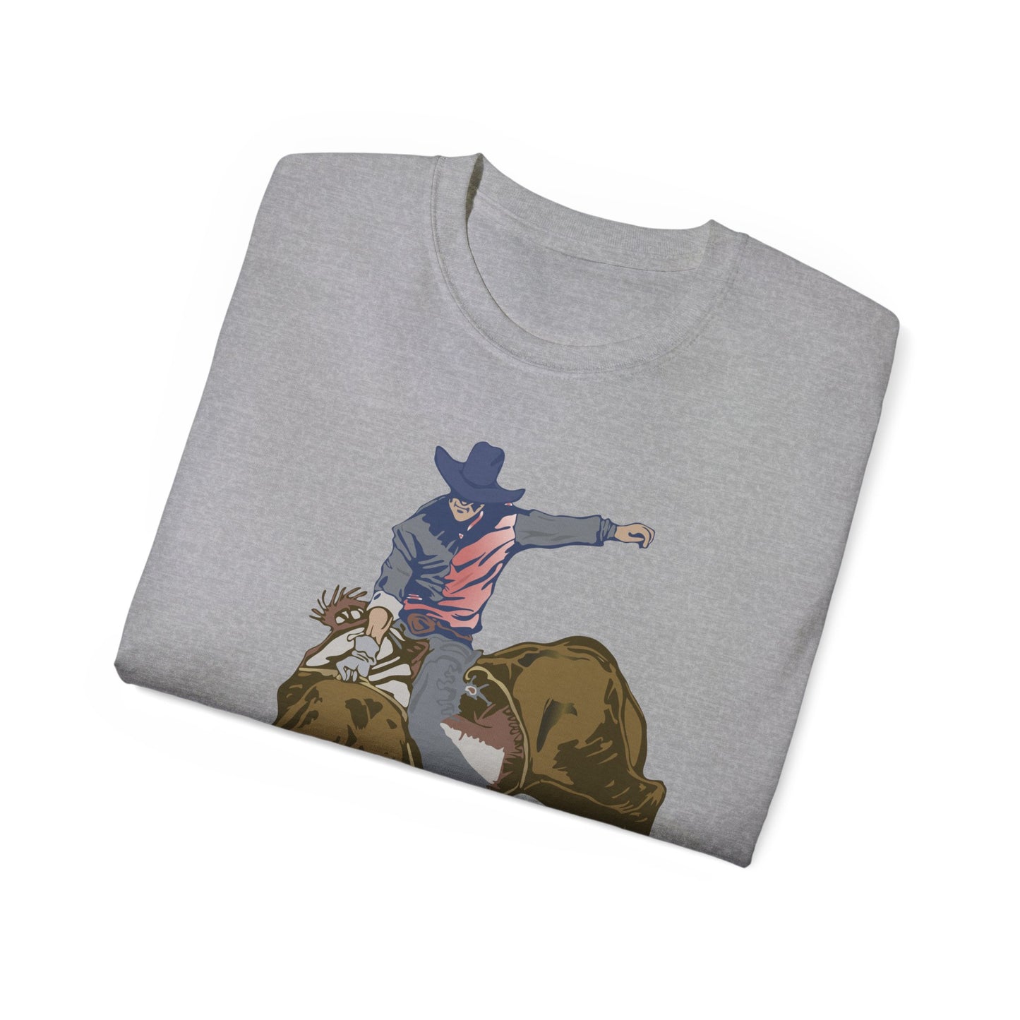 Unisex Ultra Cotton Tee - Cowboy - Rodeo
