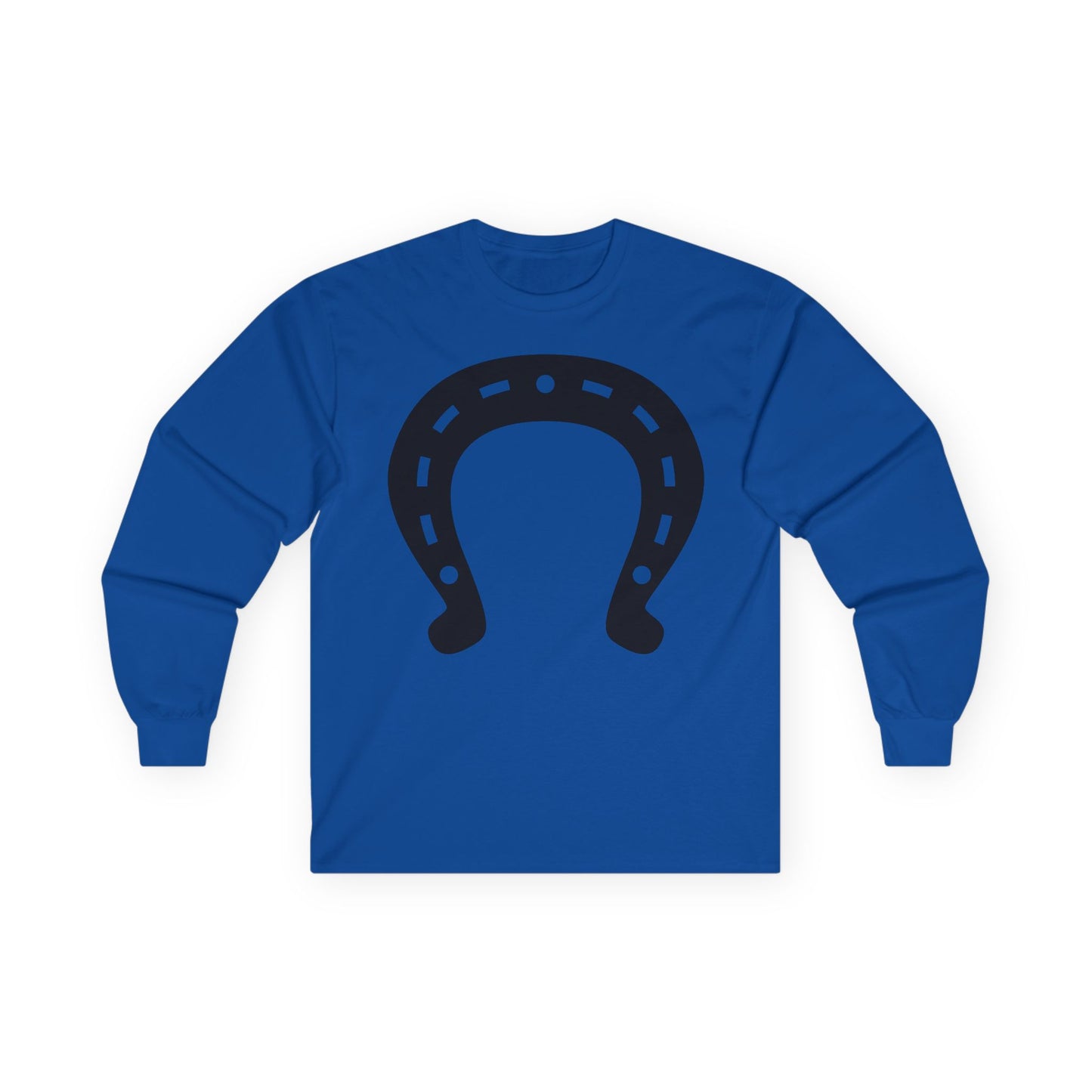 Unisex Ultra Cotton Long Sleeve Tee - Horseshoe X 300