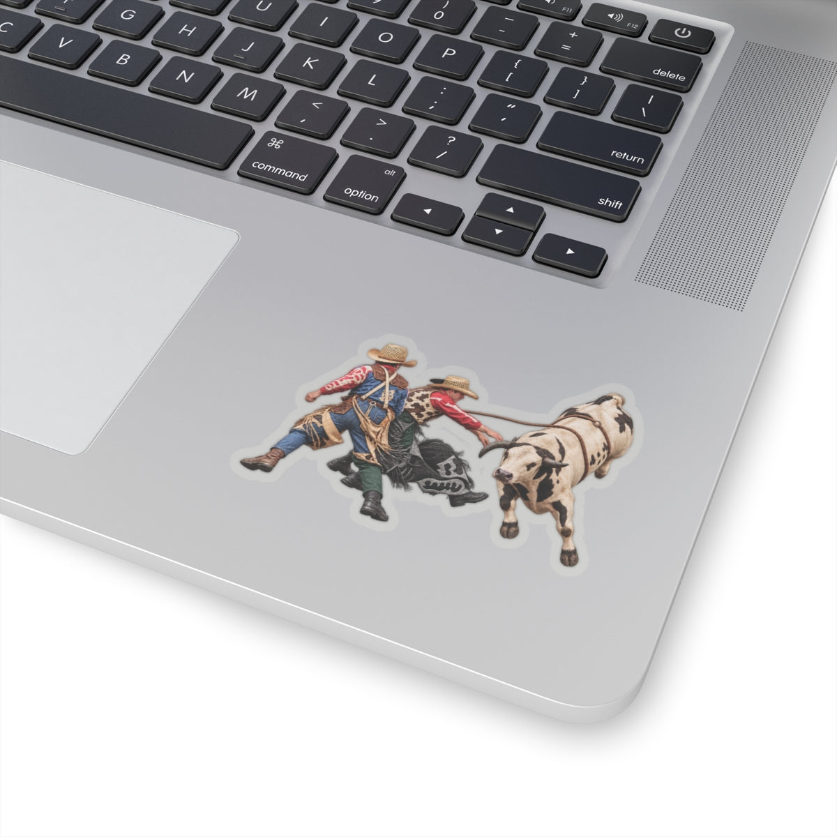Kiss-Cut Stickers - Cowboys - Clowns and Bull - without Text - 3D Transparent