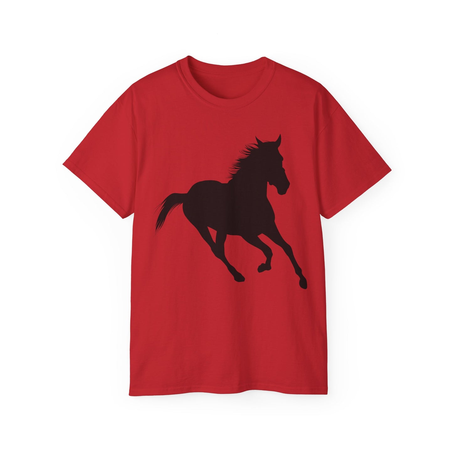 Unisex Ultra Cotton Tee - Wild Horse - Running Leaning Left X 300