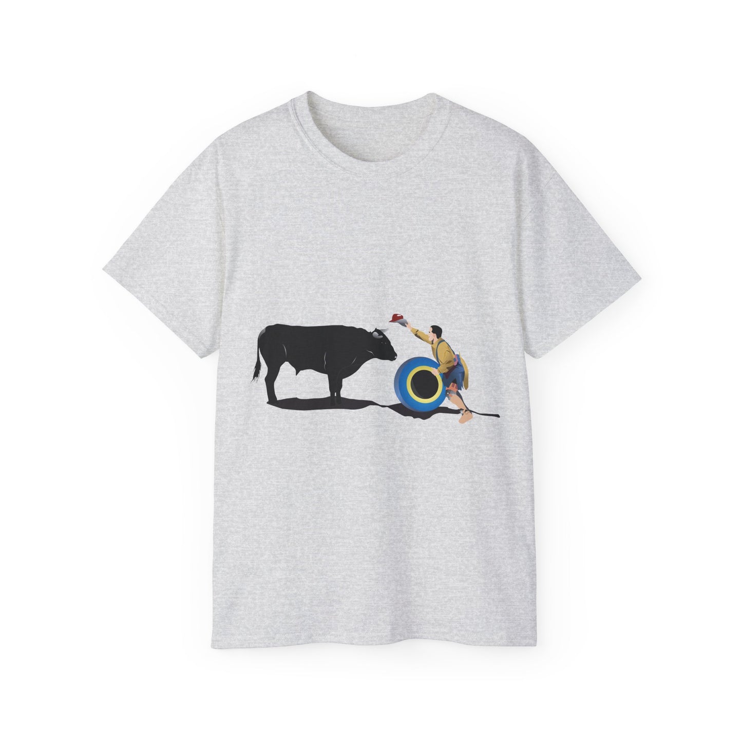 Unisex Ultra Cotton Tee - Clown and Bull