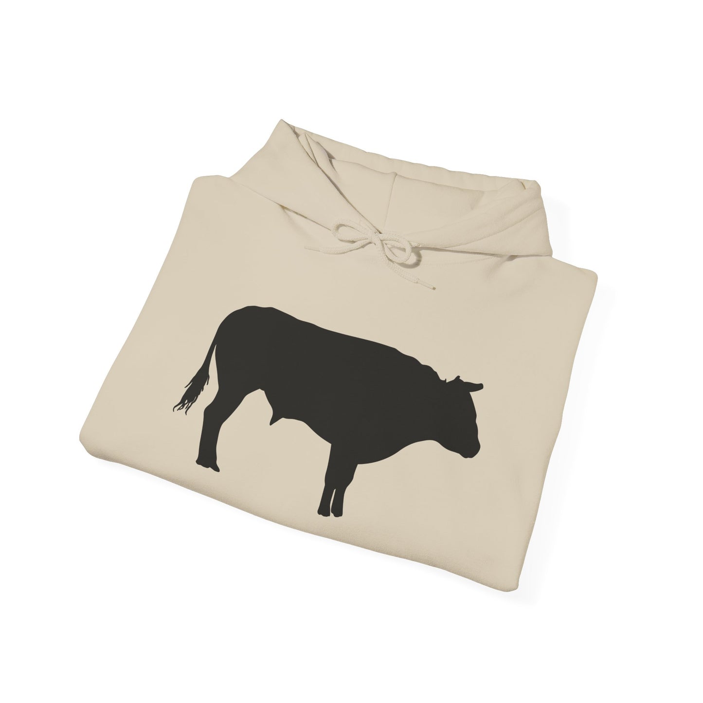 Unisex Hoodie - Bull - Silhouette