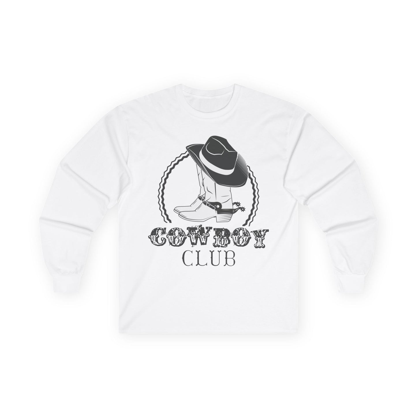 Unisex Ultra Cotton Long Sleeve Tee - Cowboy Club