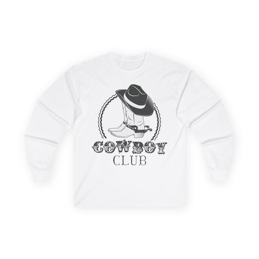 Unisex Ultra Cotton Long Sleeve Tee - Cowboy Club