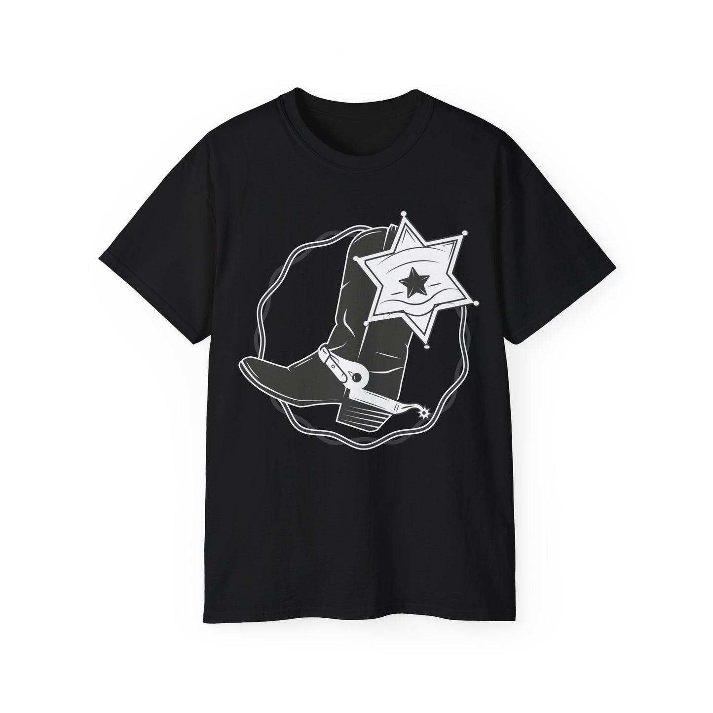 Unisex Ultra Cotton Tee - Boots w Star