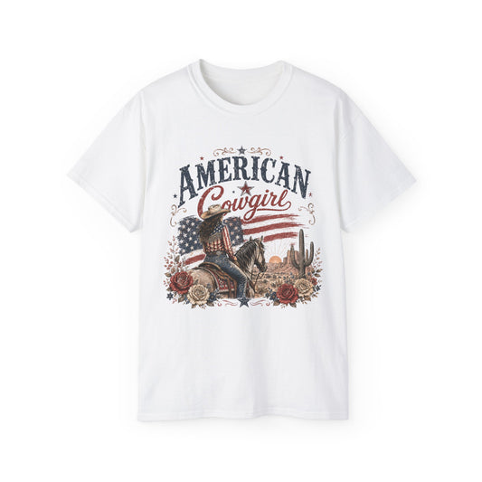 T-Shirt - American cowgirl