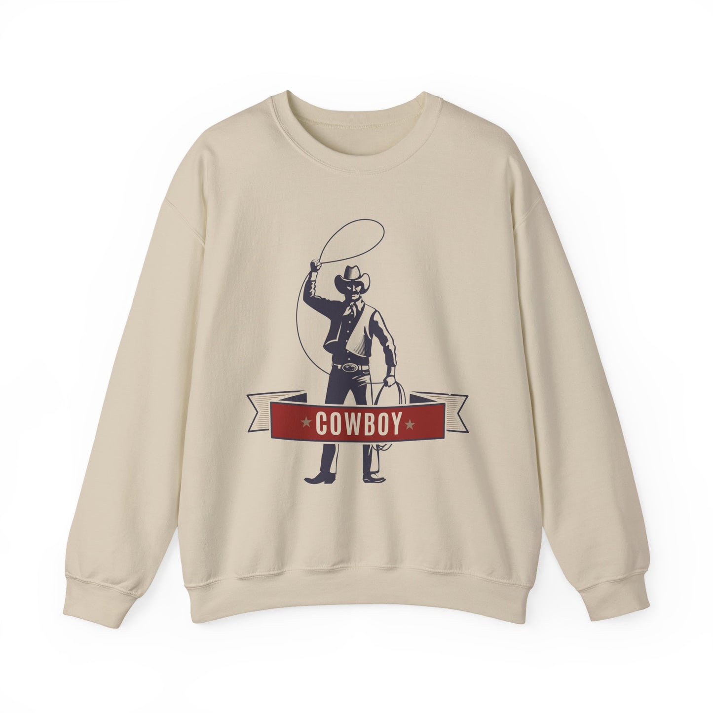 Crewneck Sweatshirt - Cowboy - The Wild West