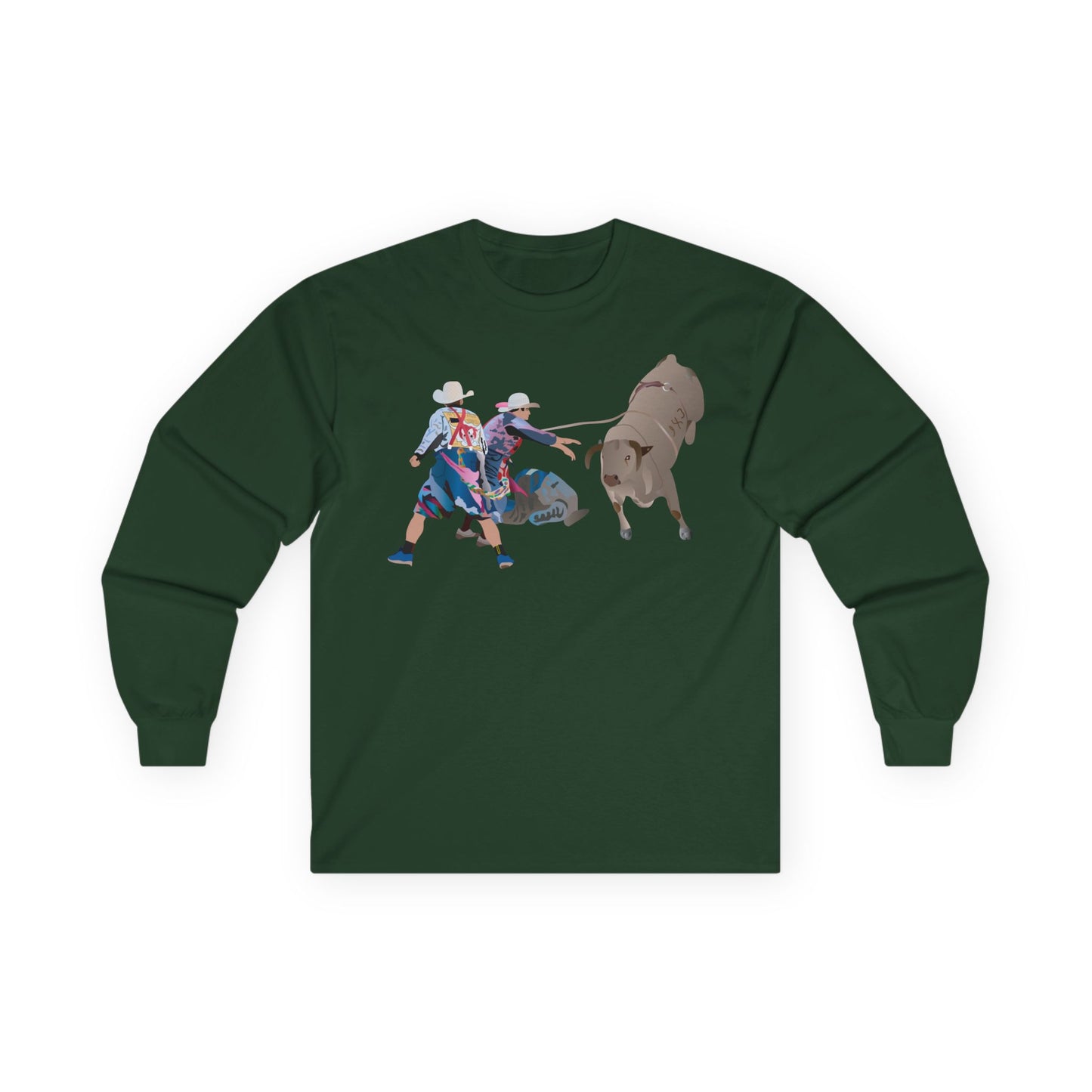 Unisex Ultra Cotton Long Sleeve Tee - Clowns and Bull