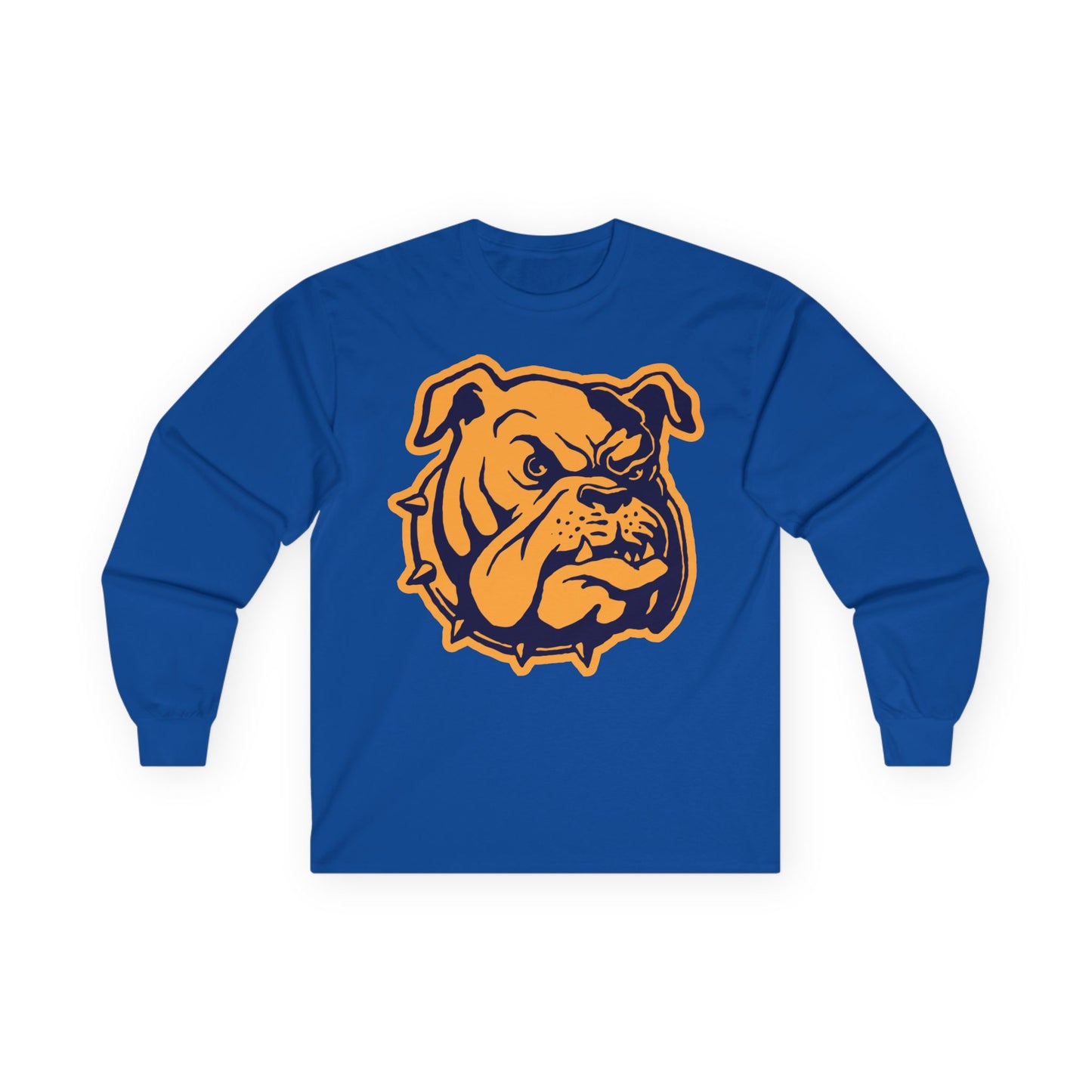 Unisex Ultra Cotton Long Sleeve Tee - Bulldog Head