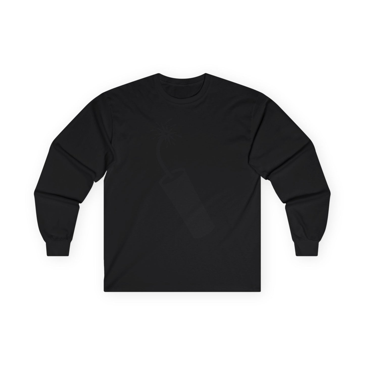 Unisex Ultra Cotton Long Sleeve Tee - Dynamite Stick w Burng Fuse X 300