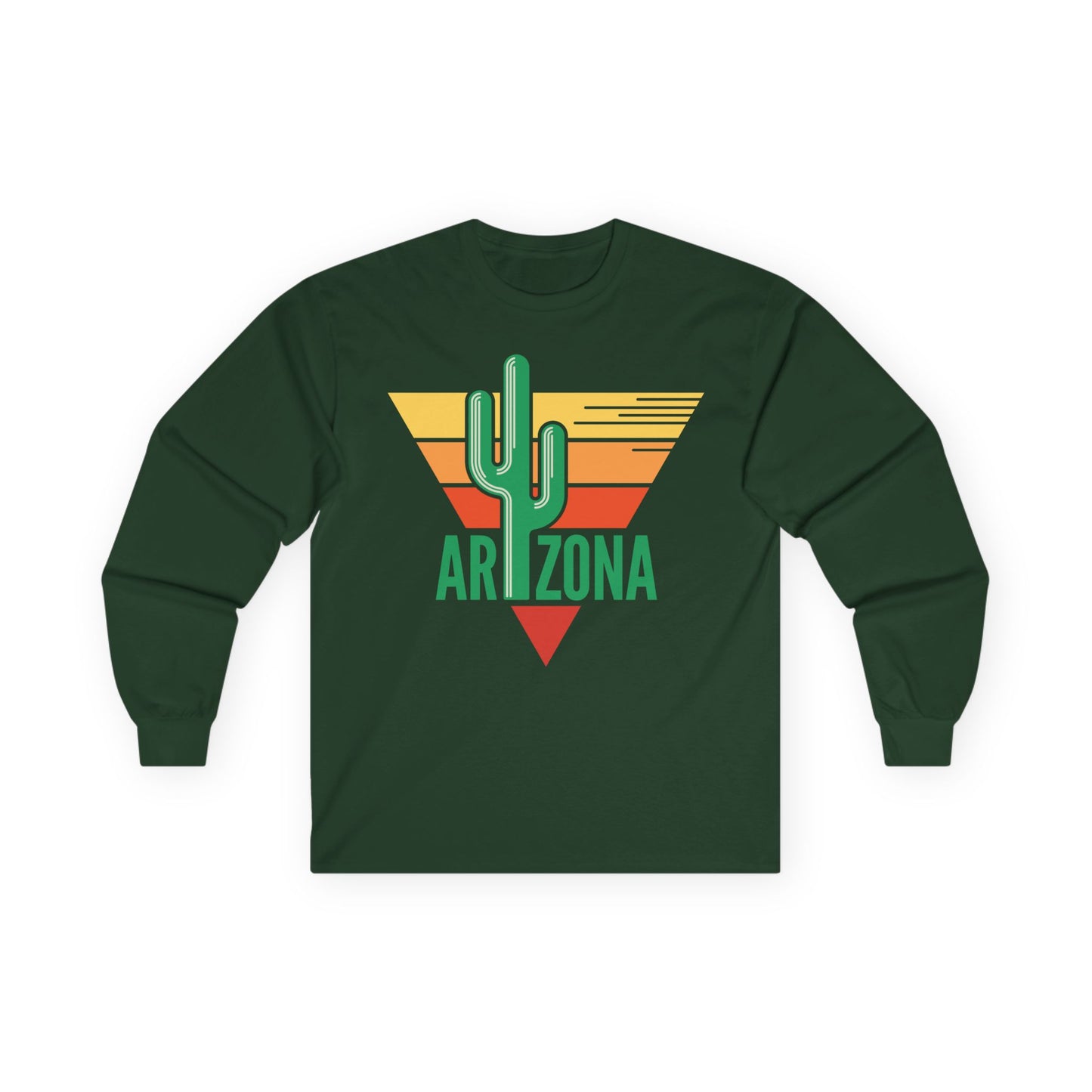 Unisex Ultra Cotton Long Sleeve Tee - Arizona - Nature Green