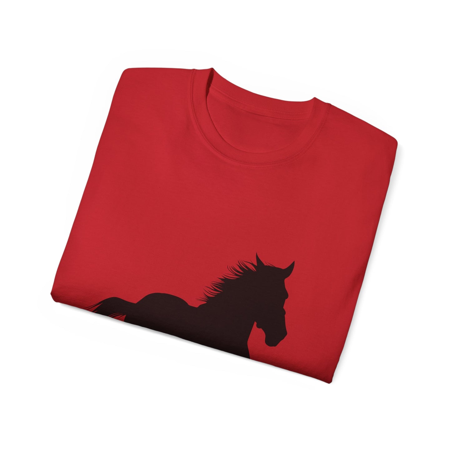 Unisex Ultra Cotton Tee - Wild Horse - Running Leaning Left X 300