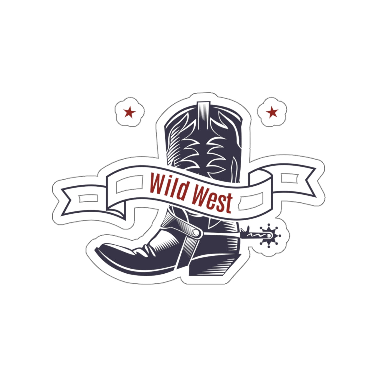 Die-cut stickers - Cowboy - Wild West