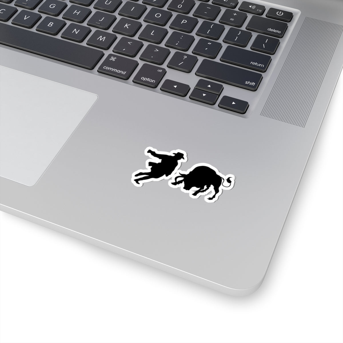 Kiss-Cut Stickers - Clown and Bull - Silhouette