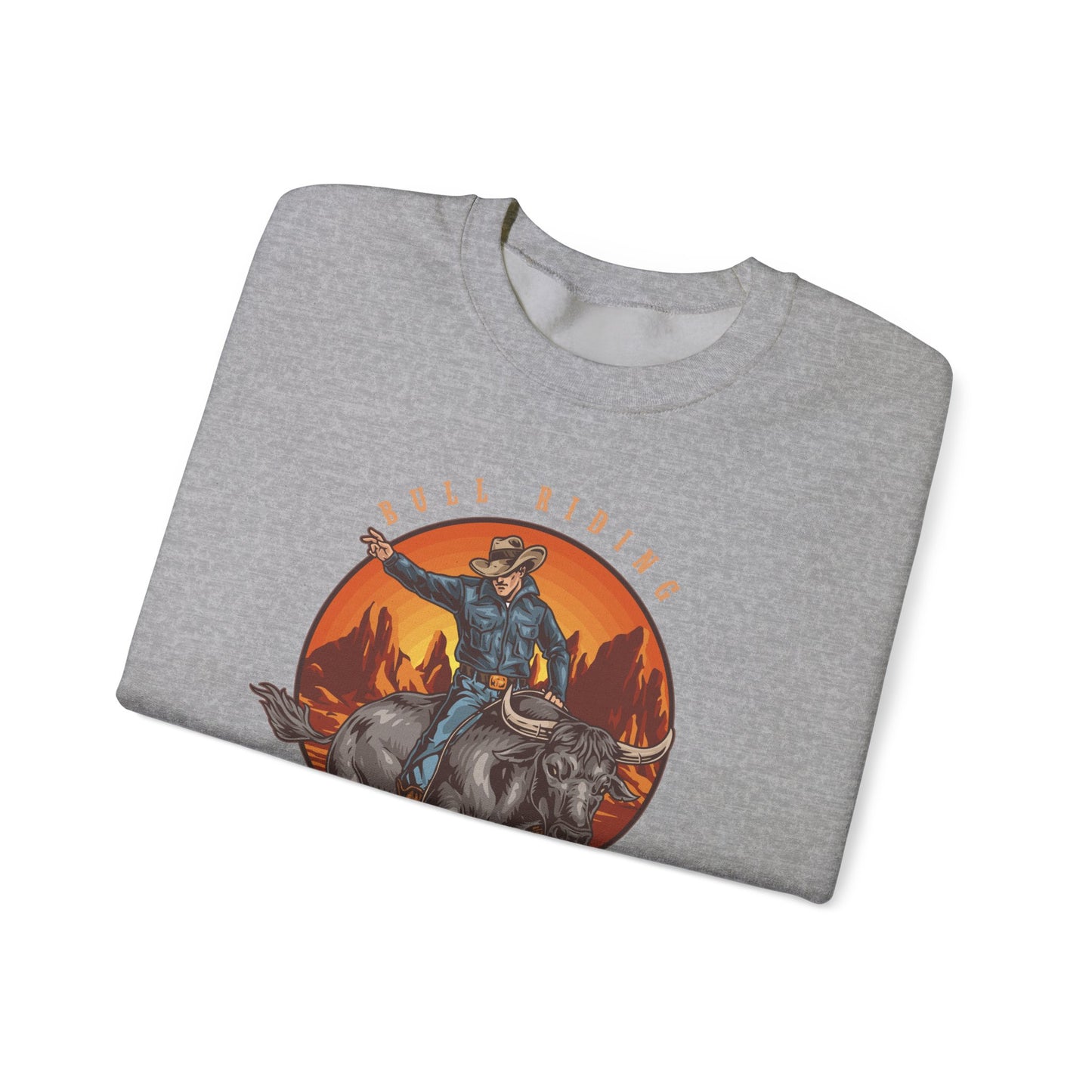 Crewneck Sweatshirt - Bull Riding - Rodeo Super Show